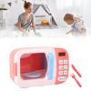 Yunir Electronic Microwave Play Set Cool Music Simulation Cooking Model Toy Turnable Tray for Children (Pink) view 3