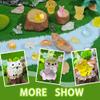 50Pcs Mini Glow in The Dark Animal Resin Models Mystery Resin Animals,Individually Wrapped Mystery Bag,Hide Small Luminous Figures DIY Fairy Garden House Micro Landscape Aquarium Decor,Random view 2