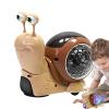 Crab Toy  ABS | Musical Light Interactive Crawling Sensory to-ys | Disco Sn-ail Crawling Crab Toy Light-Up Electric Walking Snail Funny Musical Moving Girls view 1