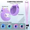 Silicone Cover for Tamagotchi Paradise Case, Protective Case with Screen Protector and Lanyard for Tamagotchi Paradise Water, Land, Sky, Jade Forest- Soft, Cute, Waterproof, Anti-Scratch, Shockproof view 3
