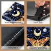 Trading Card Binder with 4 Pocket Pages Album Display Holder 240 Cards Double-Sided Sleeves for Standard Size Cards - Butterfly Moon Galaxy view 3