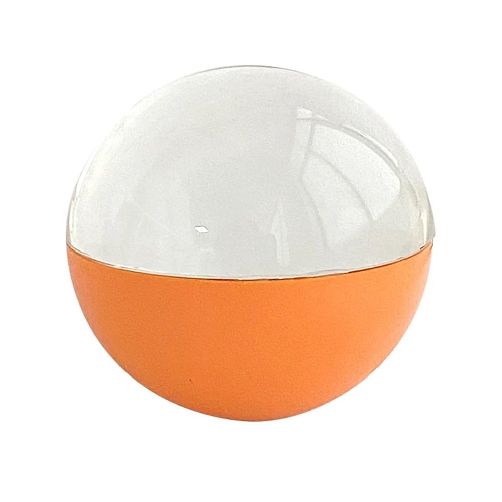 Crystal Ball Video Player, Video Ball DIY Art Lamp - Spherical Pixel Display, Detachable and Sound Game Screen ,Video Crystal Ball(Orange)