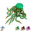 3D Printed Articulated Jellyfish Fidget, Jellyfish Toy, Jellyfish Decor, Fidget Spinner, Articulated Jellyfish Spinner, 3D Flexible Tentacle Fidget Toy for Office (A Set, Standard) view 1