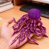 3D Printed Articulated Jellyfish Fidget, Jellyfish Toy, Jellyfish Decor, Fidget Spinner, Articulated Jellyfish Spinner, 3D Flexible Tentacle Fidget Toy for Office (A Set, Standard) view 4