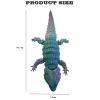 19.7-inch large 3D printed lizard model, a hinged 3D printed chameleon crawling animal, a 3D printed toy with movable jointsStress Relief, Fidget restlessness, ADHD Toys, Surprise Fantasy Gifts (RGB) view 4