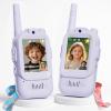 Walkie Talkie for Kids with Video: 2 Pack Rechargeable Toddler Toys with HD Camera & Voice Changer, Long Range Gift Toys for Boy & Girl Age 3-8 for Outdoor Play, Camping (Purple-Purple) view 1