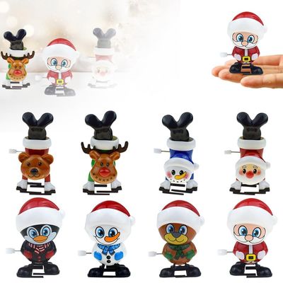Christmas Wind Up Toys, 2026 New Christmas Stocking Stuffers Wind Up Toys, Jumping Walking Toys Funny Toy Party Gifts for Christmas Party Favors Goody Bag Filler (Colorful)