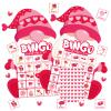YQUQWN Valentines Day Bingo Game 24 Player Valentine Gnome Bingo Cards for Adults Activities Galentines Day Party Supplies Valentine Crafts view 1