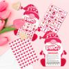 YQUQWN Valentines Day Bingo Game 24 Player Valentine Gnome Bingo Cards for Adults Activities Galentines Day Party Supplies Valentine Crafts view 4