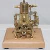 1.85CC Mini Retro Horizontal Single-Cylinder Steam Engine Model Kits, Double-Acting Mill Steam Engine with Speed Reducer, Physical Experiment Model Toy Gift for Display & Decor view 2