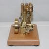 1.85CC Mini Retro Horizontal Single-Cylinder Steam Engine Model Kits, Double-Acting Mill Steam Engine with Speed Reducer, Physical Experiment Model Toy Gift for Display & Decor view 4
