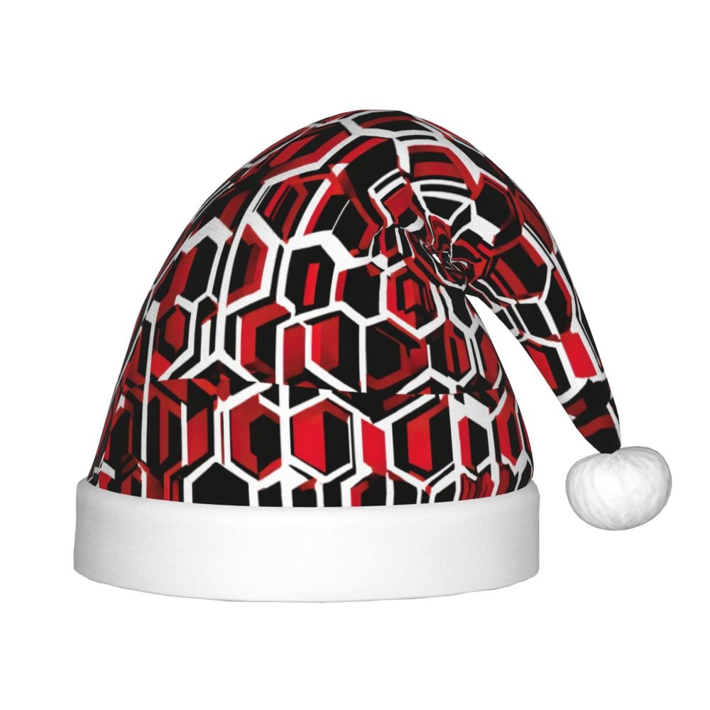Bnvmwe Abstract Geometric Pattern Children And Youth Christmas Hats, Holiday Hats, New Year'S Parties