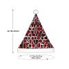 Bnvmwe Abstract Geometric Pattern Children And Youth Christmas Hats, Holiday Hats, New Year'S Parties view 3