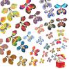 100 Pcs Magic Flying Butterfly Toys, Wind Up Paper Butterfly for Suprise Box Fairy Flying Butterflies Cards for Centerpieces Bookmark Card Suprise Gift Wedding Birthday Party Decoration 5 Styles view 1
