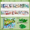 24 Pack Valentines Party Favors Building Set for Kids, 717PCS Animals Blocks Toy for Valentines Day Goodie Bag Stuffers Classroom Reawrds, Easter Birthday Gifts fo Kids Boys Girls Students Age 6-12 view 2
