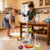 Kids Cleaning Toy Set - Realistic Educational Pretend Play Cleaning Supplies, Mini Vacuum Mop Broom | Interactive Toy for Boys Girls Preschoolers Early Learners Indoor Family Bonding Chore Time Learni view 3