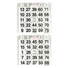 American Games Bingo Paper Game Cards - 2 Cards - Grey - 750 Sheets per Pack, Made in USA view 1