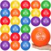 Jerify 24 Pcs Foam Dodgeball Set 6 Inch Soft Skin Playground Dodgeballs Bulk, Low Density Foam for Non Sting Dodgeball Sports Equipment for Kids and Adults (6 Colors) view 1