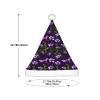 Bnvmwe Blooming Purple Flowers Children And Youth Christmas Hats, Holiday Hats, New Year'S Parties view 3