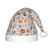 Bnvmwe Cute Floral Animal Pattern Children And Youth Christmas Hats, Holiday Hats, New Year'S Parties view 1