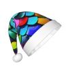 Bnvmwe Colorful Rainbow Children And Youth Christmas Hats, Holiday Hats, New Year'S Parties view 2