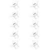 10pc Upgraded 14/16/18/20/22mm Flange Inserts with Pull Tab and Triangle-Cut Design, Improves Fit and Comfort for Breast Pumping, for Momcozy/Medela/Spectra/Eufy/Lansinoh/Elvie/NCVI/Paruu Breast Pump view 1