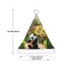 Bnvmwe Panda Children And Youth Christmas Hats, Holiday Hats, New Year'S Parties view 3