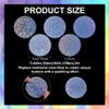 BENECREAT 250Pcs 5 Styles Badge Protective Film, 2.76inch Button Maker Supplies, Plastic Film for DIY Round Badge Button Making DIY Gift view 2