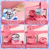 BENECREAT 250Pcs 5 Styles Badge Protective Film, 2.76inch Button Maker Supplies, Plastic Film for DIY Round Badge Button Making DIY Gift view 3