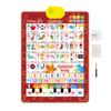 Alphabet Wall Chart - 24in Bilingual Learning Poster Talking Piano Buttons Early Education Toy for , Preschoolers with Interactive Music, Kids Learning Chart for Classroom Home, Multicolor PVC view 1