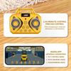 Funwins 1/64 RC Forklift Toy,Mini Forklift Remote Control & Phone App Controled,2-in-1 Transformable Lift Fork & Hook,10CH Alloy RC Construction Vehicles With Lights & Sounds,Toy Gift for Teens,Adults view 3