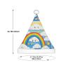 Bnvmwe Rainbow Clouds Raindrop Children And Youth Christmas Hats, Holiday Hats, New Year'S Parties view 3