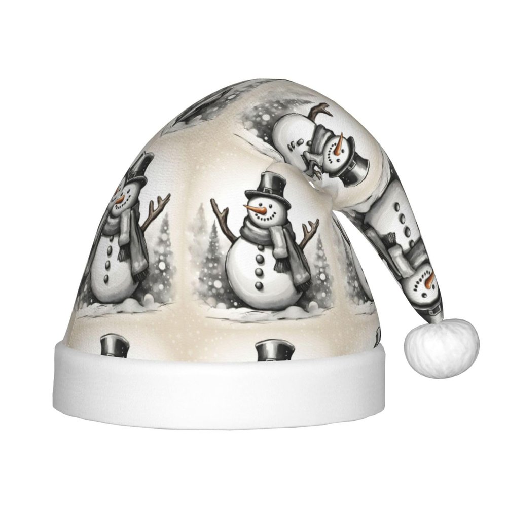 Bnvmwe Christmas Snowman 1 Children And Youth Christmas Hats, Holiday Hats, New Year'S Parties