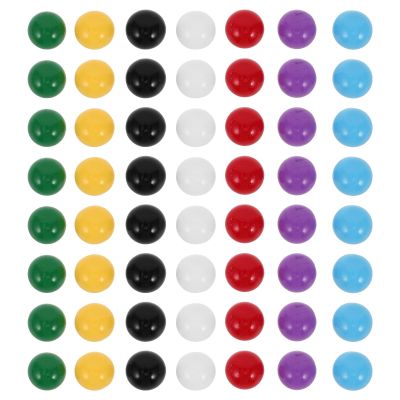 Mobestech 70pcs Colorful Plastic Marbles Balls Learning Educational Math Balls Game Replacement Marbles Chinese Checkers
