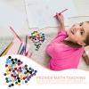 Mobestech 70pcs Colorful Plastic Marbles Balls Learning Educational Math Balls Game Replacement Marbles Chinese Checkers view 3