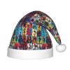 Bnvmwe Color Acoustic And Guitars Children And Youth Christmas Hats, Holiday Hats, New Year'S Parties view 1