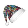 Bnvmwe Color Acoustic And Guitars Children And Youth Christmas Hats, Holiday Hats, New Year'S Parties view 2