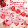 24 Pcs Rubber Ducks, Random Assortment Ducks Bulk for Jeeps Ducking, 2" Mini Rubber Duckies for Baby Toddler Bath Toys, Kids Pool Toys Birthday Gifts Party Favors view 2