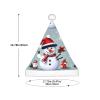 Bnvmwe Christmas Happy Snowman Children And Youth Christmas Hats, Holiday Hats, New Year'S Parties view 3