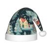 Bnvmwe Warm Christmas House Children And Youth Christmas Hats, Holiday Hats, New Year'S Parties view 1
