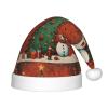 Bnvmwe Snowman Christmas Tree Children And Youth Christmas Hats, Holiday Hats, New Year'S Parties view 1