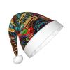 Bnvmwe Art Guitar Pattern Children And Youth Christmas Hats, Holiday Hats, New Year'S Parties view 2