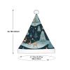 Bnvmwe Blue Christmas Tree Children And Youth Christmas Hats, Holiday Hats, New Year'S Parties view 3
