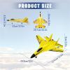 CGDUYWJ Gravity Glider, Trick 4 Rotor Rc Glider Aircraft Drone LED 2.4g Rc Airplanes, Remote Control Airplane Model for Adults (red) view 2