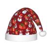 Bnvmwe Merry Christmas Cute Snowman Children And Youth Christmas Hats, Holiday Hats, New Year'S Parties view 1