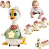 FAFVI Little Duck Family, Little Duck Family Tummy Time, Tummy Time DuckFamily, for Crawling and Learning (Mother Goose + 3 Goslings) view 1