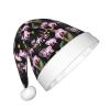 Bnvmwe Bell Orchid Pattern Children And Youth Christmas Hats, Holiday Hats, New Year'S Parties view 2