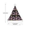 Bnvmwe Bell Orchid Pattern Children And Youth Christmas Hats, Holiday Hats, New Year'S Parties view 3