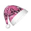 Bnvmwe Pink Butterfly Seamless Tile Children And Youth Christmas Hats, Holiday Hats, New Year'S Parties view 2