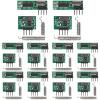4-Piece NRF24L01+ 2.4GHz & 10-Piece 433MHz Wireless Transceiver Module Bundle for Arduino DIY Kit view 2